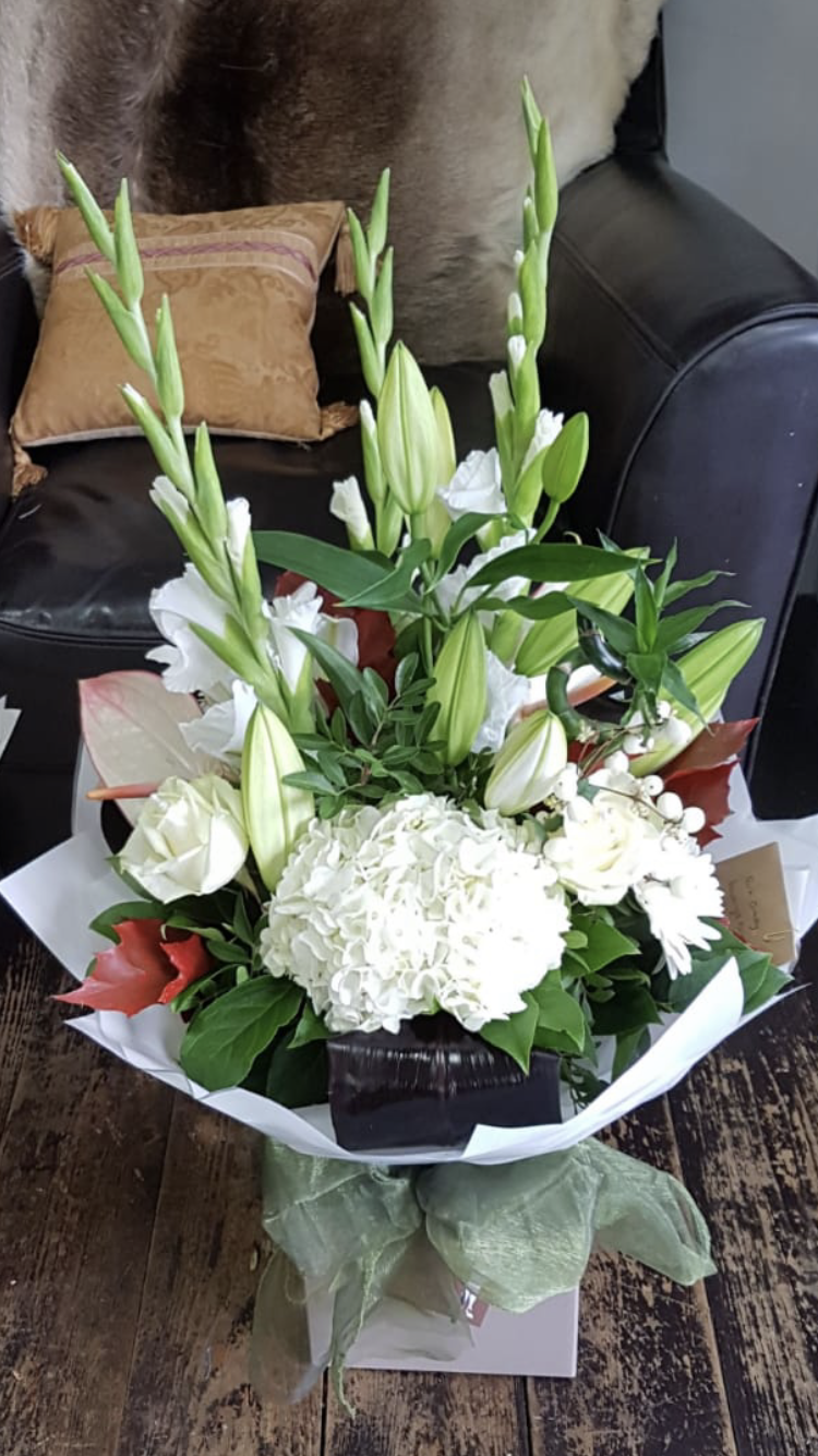 43. Festive box arrangement