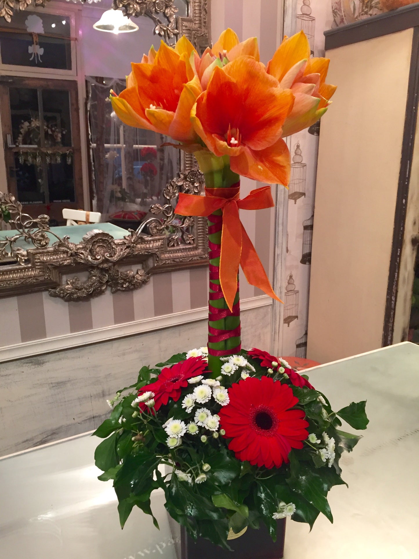 Amaryllis arrangment