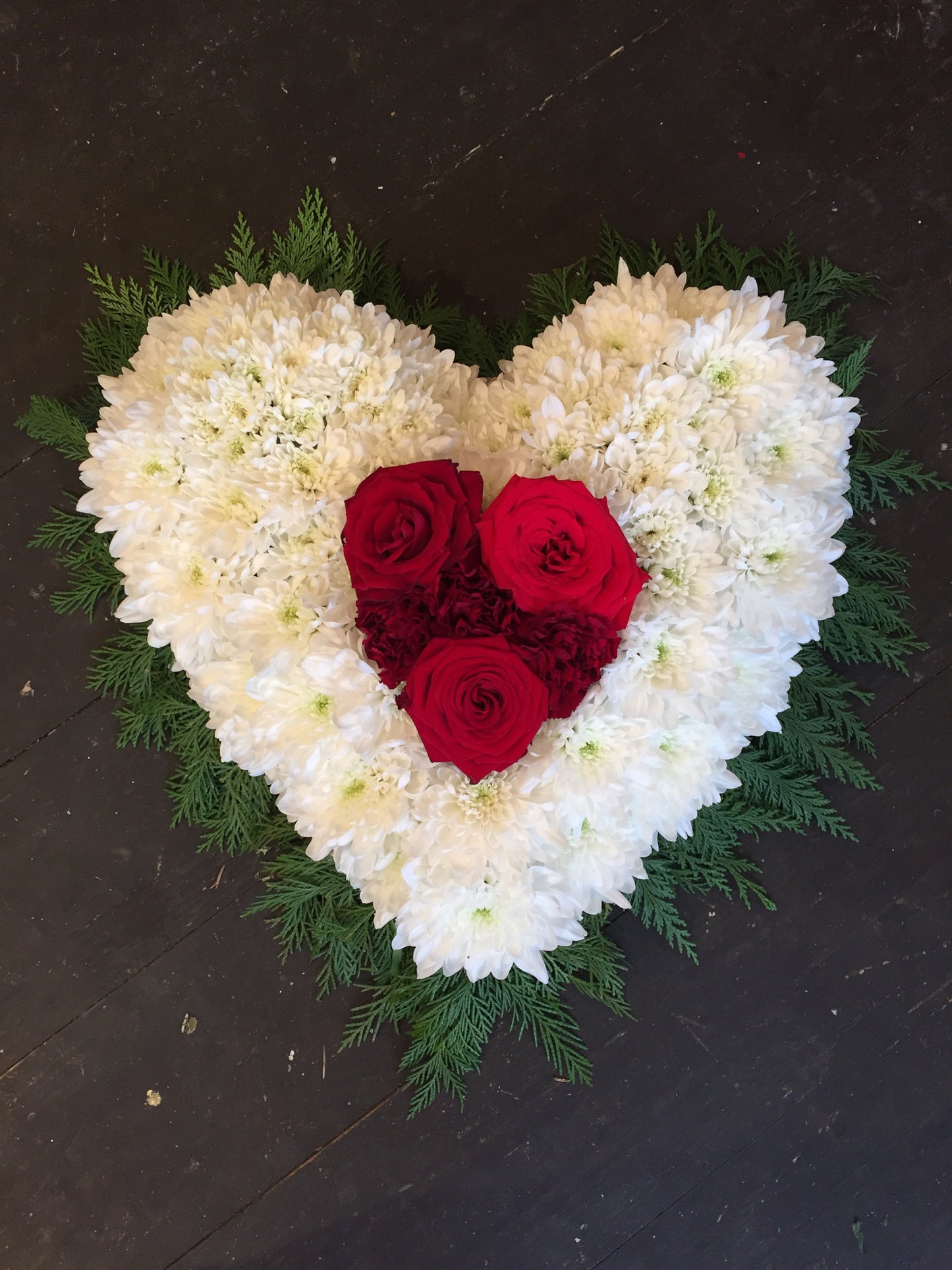 Chrysanthemum and Rose Heart